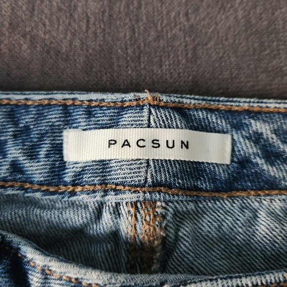 Pacsun Shorts Womens Size 26 High Rise Festival Shorts Distressed - Picture 7 of 12